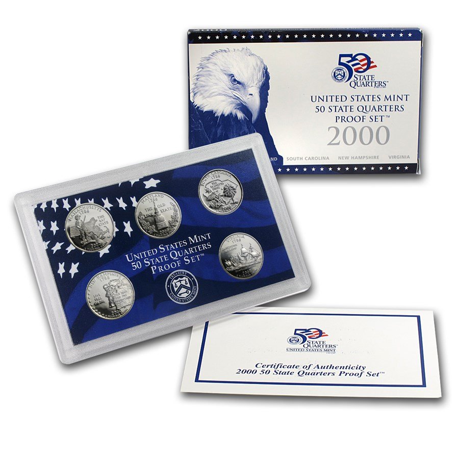 2000-S United States Proof Quarter Set