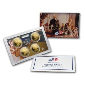 2008-S United States Proof Presidential Dollar Set
