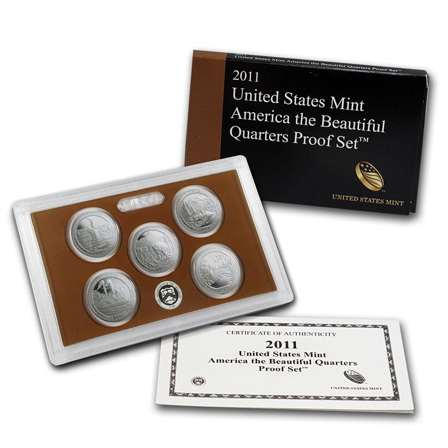 2011-S United States Mint Proof Quarter Set