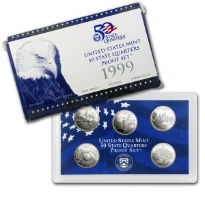 1999-S United States Proof Quarter Set