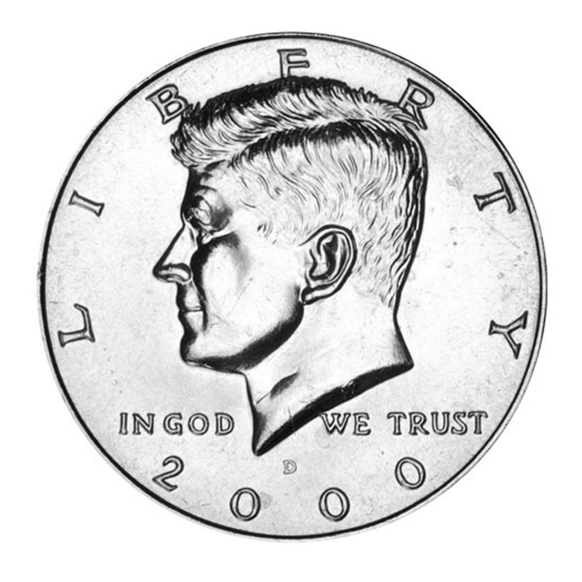 2000-D Kennedy Half Dollar Uncirculated Clad
