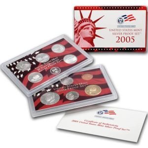 2005-S United States SILVER Proof Set 1.33823 ASW +25