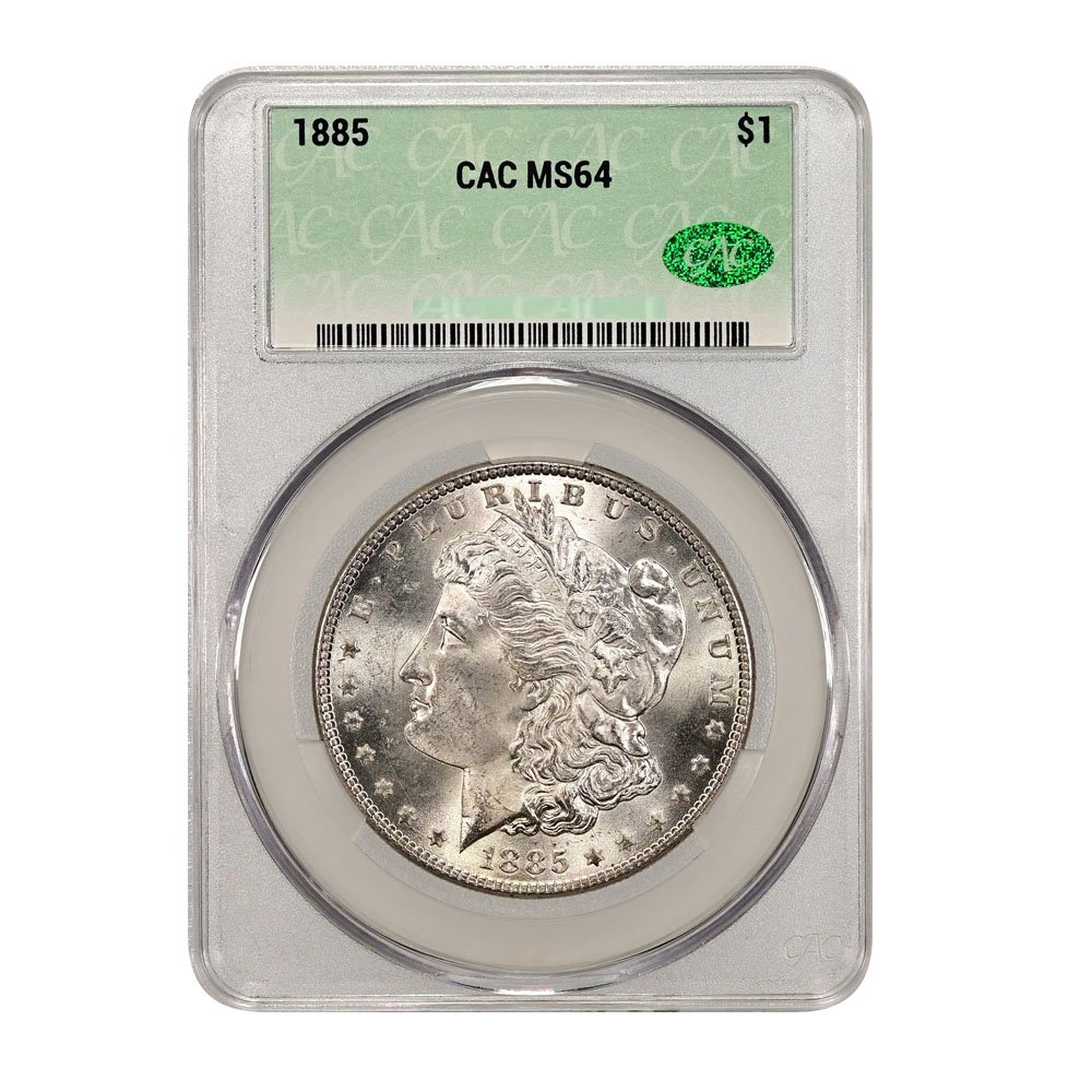 1885-Morgan CAC-MS64