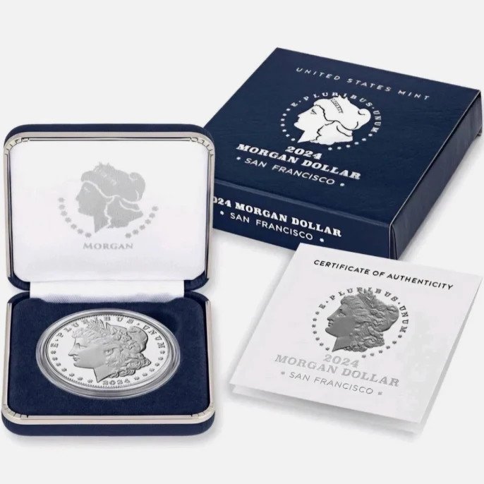 2024-S Morgan Dollar Proof United States Mint BOX COA +40