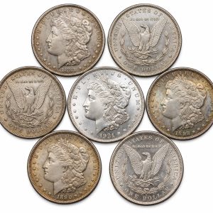 Morgan Dollar Common Red BU +20.