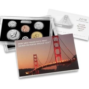 2018-S United States Proof SILVER Reverse Set 10 coins