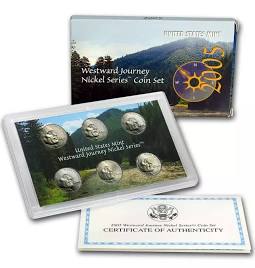 2005 Westward Journey Nickel Series  Coin Set